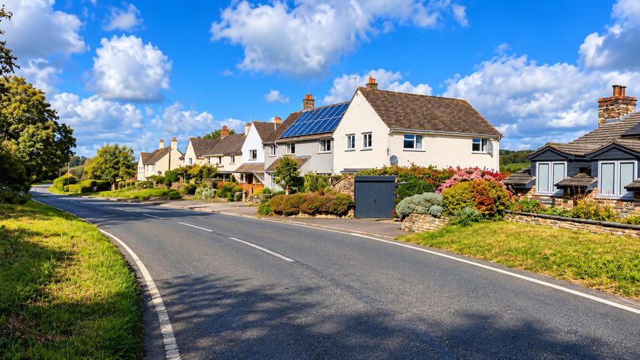New housing in Chillaton