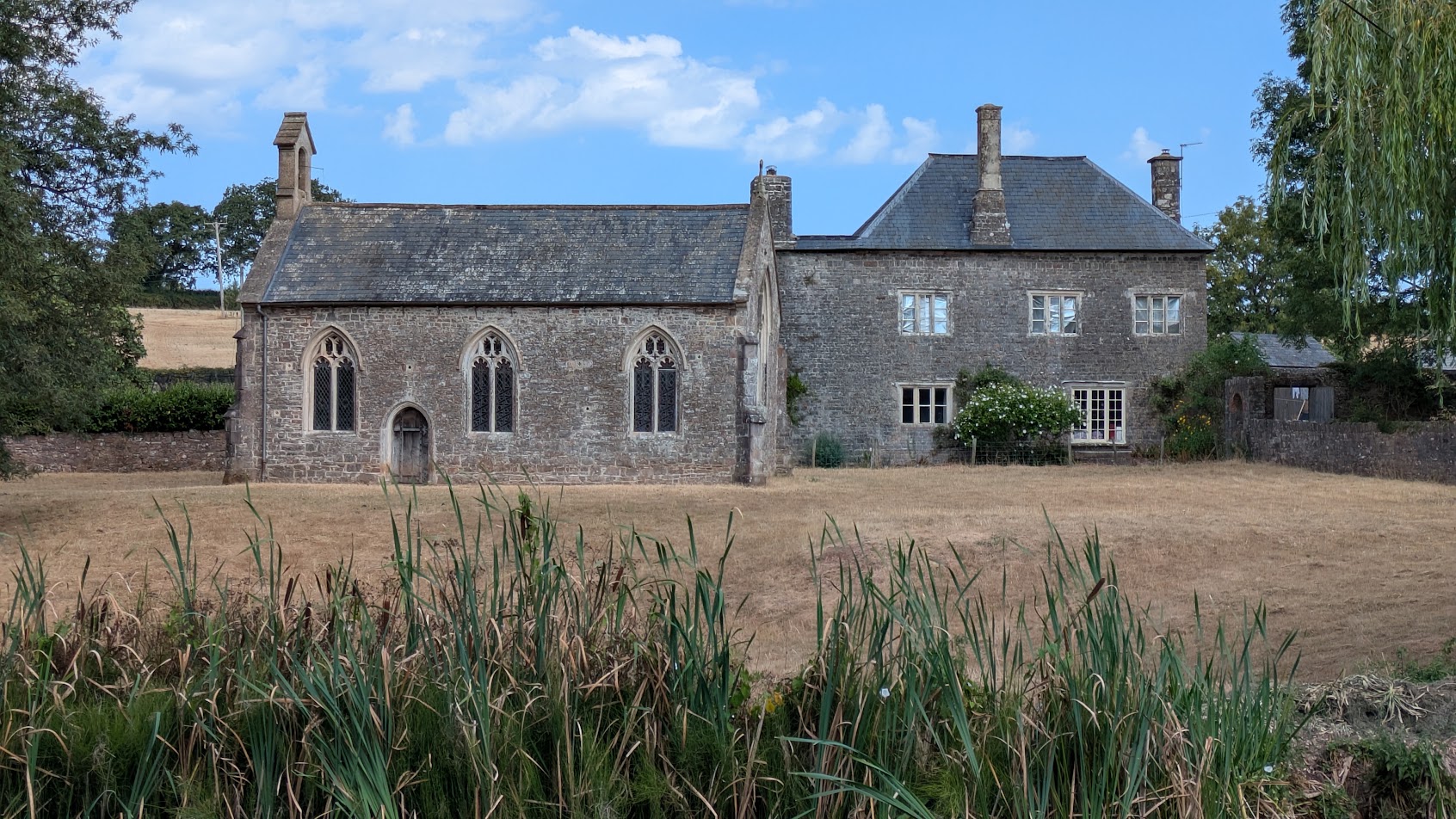 Ayshford Court and its adjoining medieval chapel